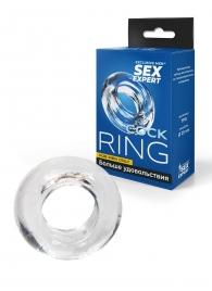 Прозрачное эрекционное кольцо-бублик - Sex Expert - в Нальчике купить с доставкой