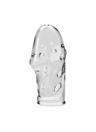 Прозрачная насадка на пенис Booker - 8 см. - Baile - в Нальчике купить с доставкой