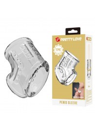 Прозрачная насадка на пенис и мошонку - Baile - в Нальчике купить с доставкой