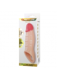 Телесная удлиняющая насадка на пенис Darnel - Baile - в Нальчике купить с доставкой