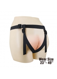 Черные трусики харнесс с платформой Caludio I - Baile - купить с доставкой в Нальчике