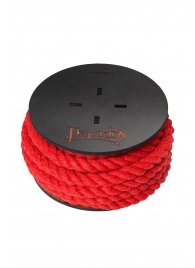 Красная веревка для шибари на катушке - 5 м. - Pecado - купить с доставкой в Нальчике