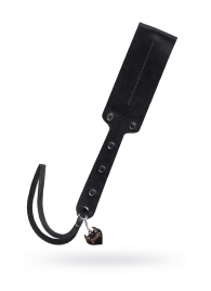 Черный кожаный пэддл - 32 см. - Pecado - купить с доставкой в Нальчике