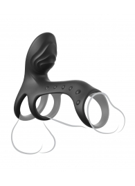 Черная насадка на пенис Ultimate Couples Cage Pro - Pipedream - в Нальчике купить с доставкой