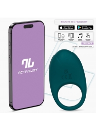 Зеленое интерактивное виброкольцо Ringo - Intoyou - в Нальчике купить с доставкой