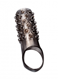 Дымчатая насадка на пенис с выпуклостями - 12 см. - Sex Expert - в Нальчике купить с доставкой