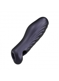 Сливовая силиконовая насадка на пенис с подхватом Manwan Ryzer - Manwan - в Нальчике купить с доставкой