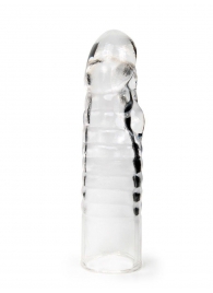 Прозрачная закрытая насадка на член - 15 см. - Sex Expert - в Нальчике купить с доставкой