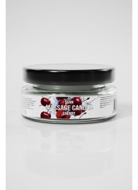 Массажная свеча «Спелая вишня» - 50 мл. - SGAN - купить с доставкой в Нальчике