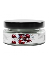 Массажная свеча «Спелая вишня» - 50 мл. - SGAN - купить с доставкой в Нальчике