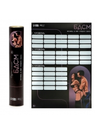 Плакат для двоих со скретч-слоем «БДСМ» - Сима-Ленд - купить с доставкой в Нальчике