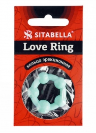 Цветное эрекционное кольцо с 5 бусинами Love Ring - Sitabella - в Нальчике купить с доставкой
