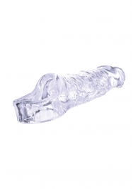 Прозрачная насадка-удлинитель Length Enhancer с подхватом - 16 см. - NMC - в Нальчике купить с доставкой