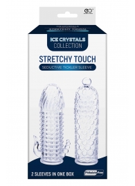 Набор из 2 прозрачных насадок на член Seductive Tickler Sleeves Set - NMC - в Нальчике купить с доставкой
