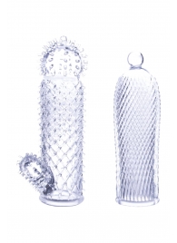 Набор из 2 прозрачных насадок на член Seductive Tickler Sleeves - NMC - в Нальчике купить с доставкой