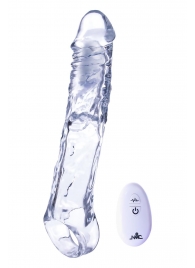 Прозрачная насадка-удлинитель Length Enhancer With Bullet с подхватом - 22,3 см. - NMC - в Нальчике купить с доставкой