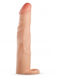 Телесная насадка-удлинитель Fortitude с подхватом - 17,7 см. - Blush Novelties - в Нальчике купить с доставкой