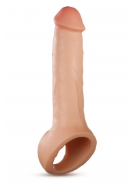 Телесная насадка-удлинитель Thrive 8.75 Inch Realistic Penis Extender Sleeve - 22,2 см. - Blush Novelties - в Нальчике купить с доставкой