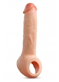 Телесная насадка-удлинитель Thrive 8.75 Inch Realistic Penis Extender Sleeve - 22,2 см. - Blush Novelties - в Нальчике купить с доставкой