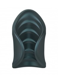 Серый сквозной мастурбатор с вибрацией Manwan Starter - Manwan - в Нальчике купить с доставкой