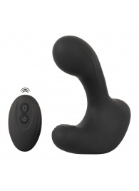 Черная анальная вибропробка с функцией расширения RC Butt Plug with 3 functions - Orion - в Нальчике купить с доставкой