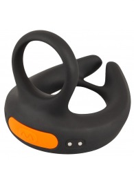 Черный вибростимулятор мошонки RC Scrotum Stimulator with Vibration - Orion - в Нальчике купить с доставкой