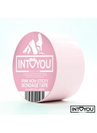 Розовый скотч для фиксации Non-Sticky Bondage Tape - 15 м. - Intoyou - купить с доставкой в Нальчике