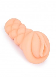 Телесный мастурбатор-вагина с вибропулей и эрекционными кольцами в комплекте - Sexy Girl - в Нальчике купить с доставкой