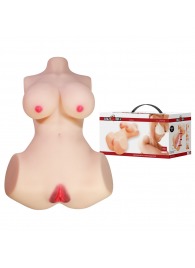 Мастурбатор-торс Aveline с 2 любовными тоннелями - Baile - в Нальчике купить с доставкой