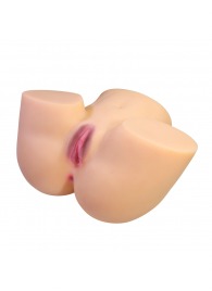 Телесный мастурбатор Liora с 2 любовными тоннелями - Baile - в Нальчике купить с доставкой