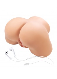 Телесный мастурбатор Olivia с 2 любовными отверстиями - Baile - в Нальчике купить с доставкой