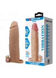 Телесная насадка на пенис Xerxes - 22 см. - Baile - в Нальчике купить с доставкой