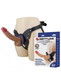 Поясной страпон Wells: трусики в форме бабочки и фаллоимитатор-насадка - Baile - купить с доставкой в Нальчике