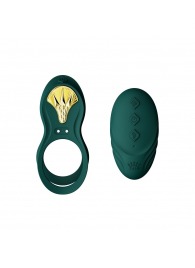 Зеленое эрекционное виброкольцо Bayek с пультом ДУ - Zalo - в Нальчике купить с доставкой