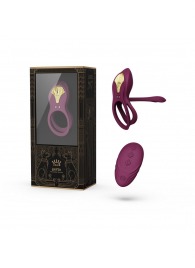 Фиолетовое эрекционное виброкольцо Bayek с пультом ДУ - Zalo - в Нальчике купить с доставкой