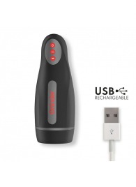 Черный автоматический мастурбатор с управлением через приложение - Oninder - в Нальчике купить с доставкой