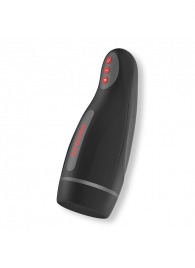 Черный автоматический мастурбатор с управлением через приложение - Oninder - в Нальчике купить с доставкой