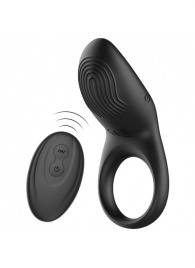 Черное эрекционное виброкольцо с пультом ДУ - Ibiza - в Нальчике купить с доставкой