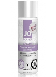 Лубрикант на водной основе для женщин JO AGAPE LUBRICANT ORIGINAL - 60 мл. - System JO - купить с доставкой в Нальчике