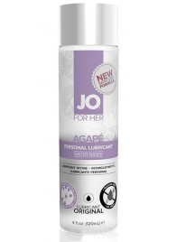 Женский лубрикант на водной основе JO AGAPE LUBRICANT ORIGINAL - 120 мл. - System JO - купить с доставкой в Нальчике