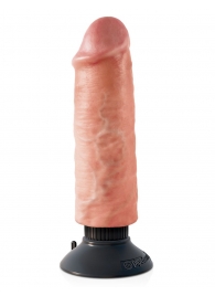 Вибромассажер-реалистик 6  Vibrating Cock - 17,8 см. - Pipedream