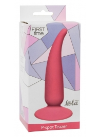 Розовая анальная пробка P-spot Teazer Pink - 12,2 см. - Lola Games - в Нальчике купить с доставкой