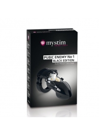 Пояс верности с электростимуляцией Mystim Pubic Enemy No1 Black Edition - MyStim - купить с доставкой в Нальчике