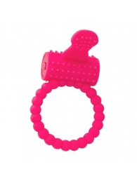 Розовое силиконовое виброкольцо A-toys - A-toys - в Нальчике купить с доставкой Розовое силиконовое виброкольцо A-toys - A-toys - в Нальчике купить с доставкой