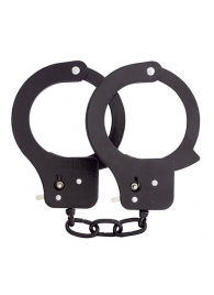 Чёрные наручники из листового металла BONDX METAL CUFFS BLACK - Dream Toys - купить с доставкой в Нальчике