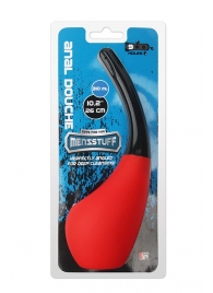 Анальный душ MENZSTUFF 310ML ANAL DOUCHE RED/BLACK - Dream Toys - купить с доставкой в Нальчике