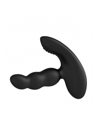 Черный силиконовый стимулятор простаты Levett Nitoc с пультом ДУ - Levett - в Нальчике купить с доставкой