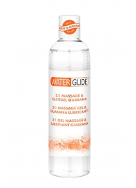 Гель-смазка 2-в-1 MASSAGE   LUBRICANT GUARANA - 300 мл. - Waterglide - купить с доставкой в Нальчике