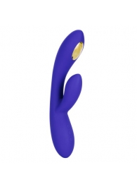 Фиолетовый вибратор с функцией электростимуляции Intimate E-Stimulator Dual Wand - 21,5 см. - California Exotic Novelties - купить с доставкой в Нальчике