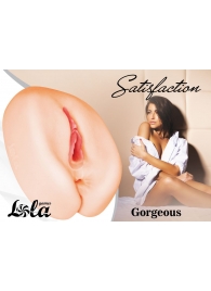 Мастурбатор с 2 тоннелями Satisfaction Gorgeous - Lola Games - в Нальчике купить с доставкой